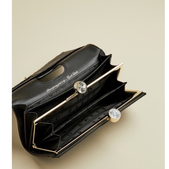 Ted Baker Patent Crystal Bobble Purse NWT - Picture 10 of 15